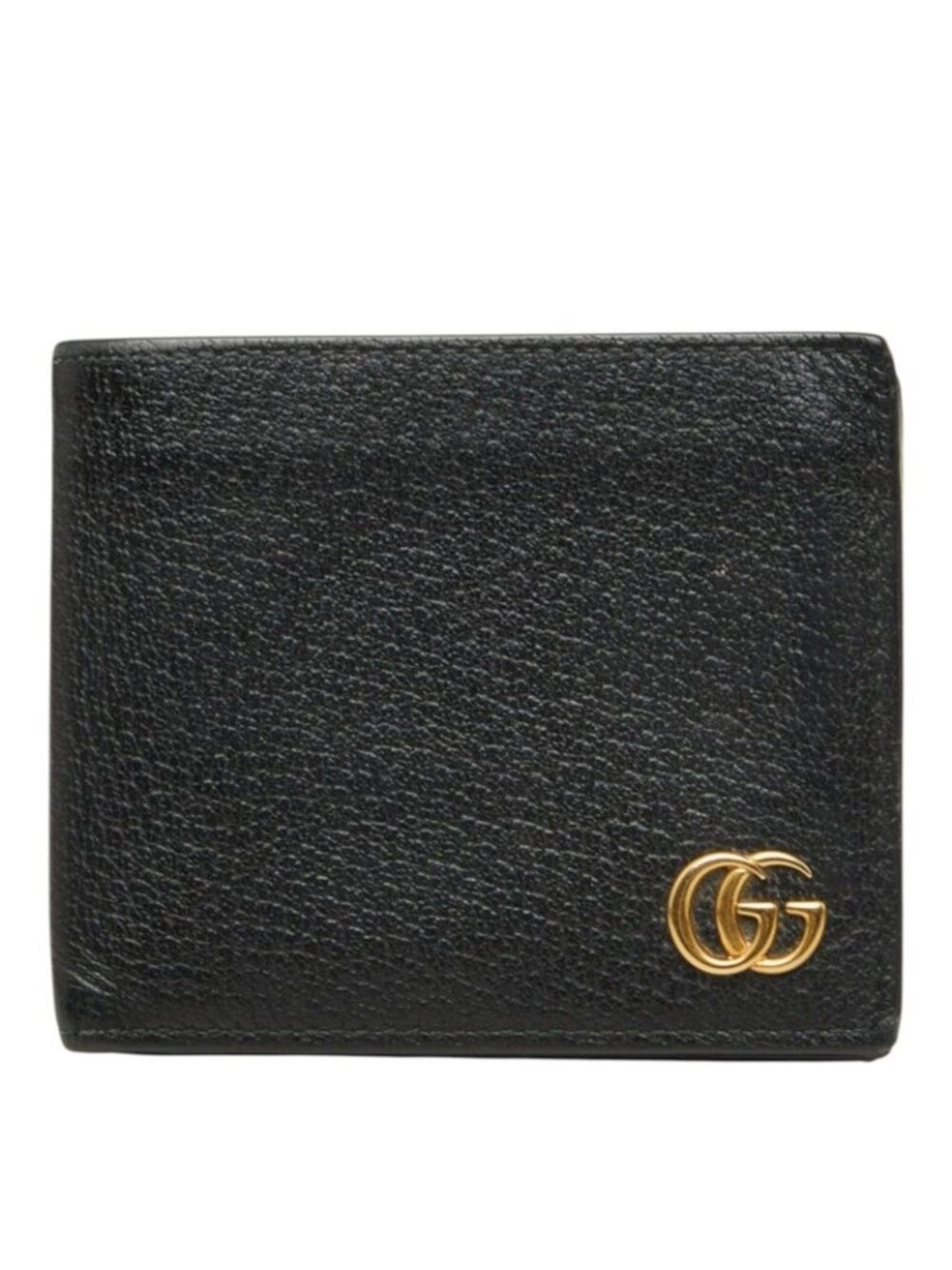 Gucci GG Marmont Bifold Wallet Black Leather